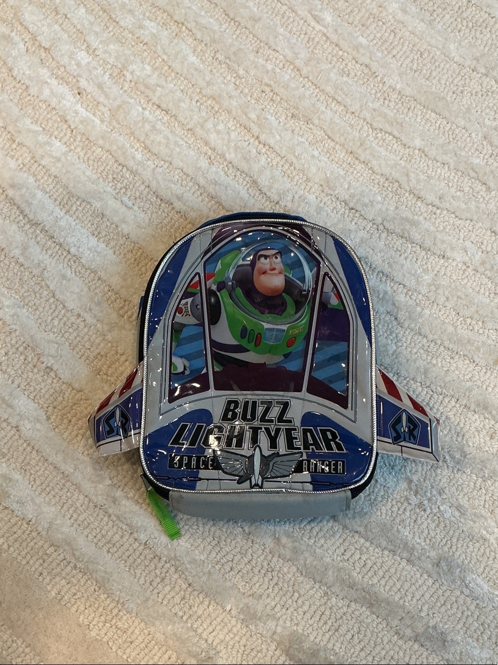 Buzz Lightyear Kids Backpack - Blue & Silver
